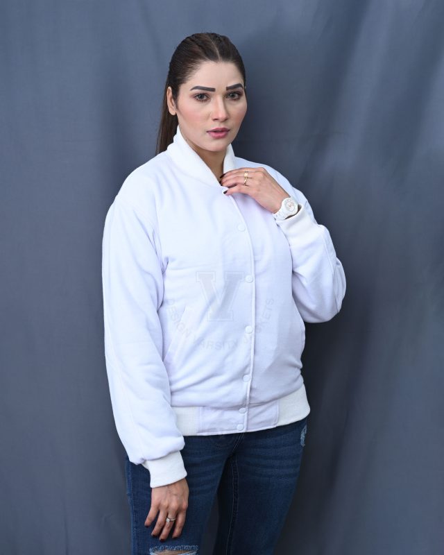 White Letterman Jacket