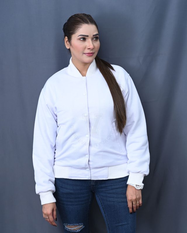 White Letterman Jacket