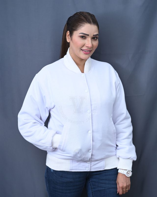 White Letterman Jacket