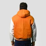 Hooded Varsity Jacket back