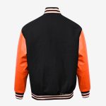 Orange Varsity Jacket Men's