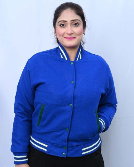 Wool Varsity Jacket Womens