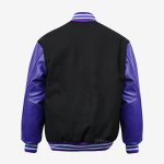 Purple Black Varsity Jacket