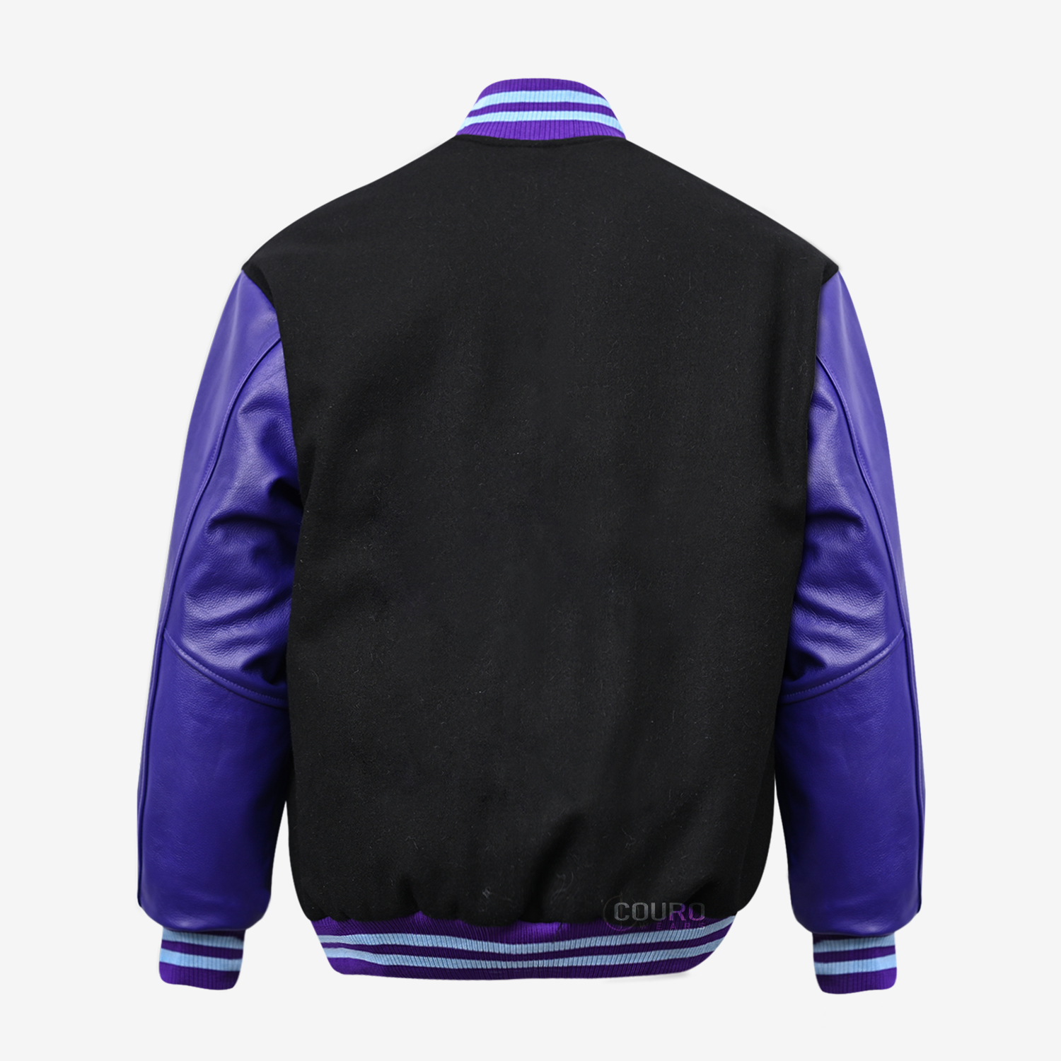 Purple Black Varsity Jacket