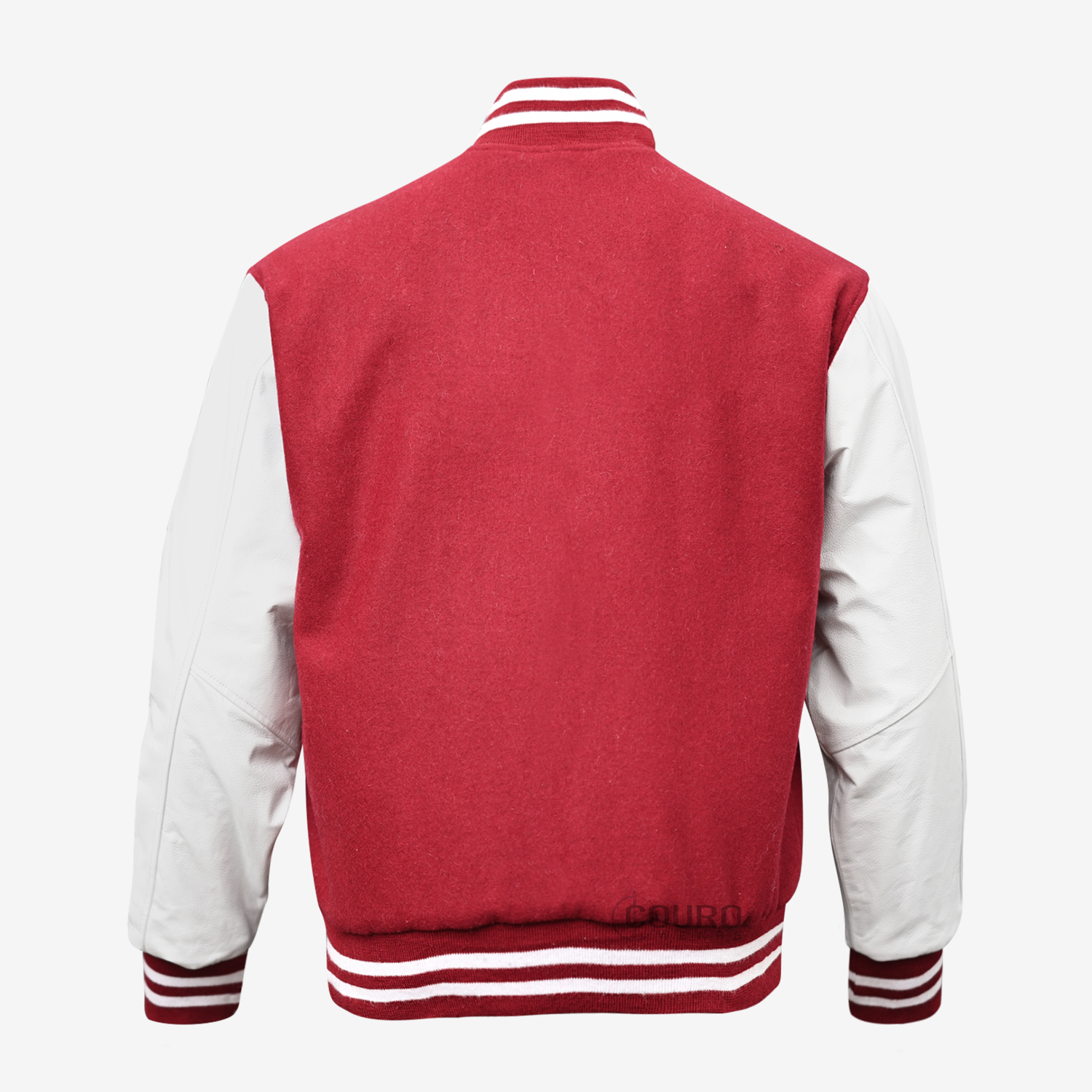 Red And White Letterman Jacket Men
