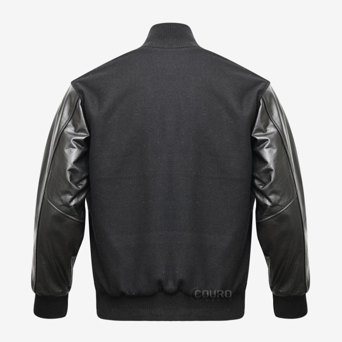 Varsity Jacket Black And Gray - Image 2