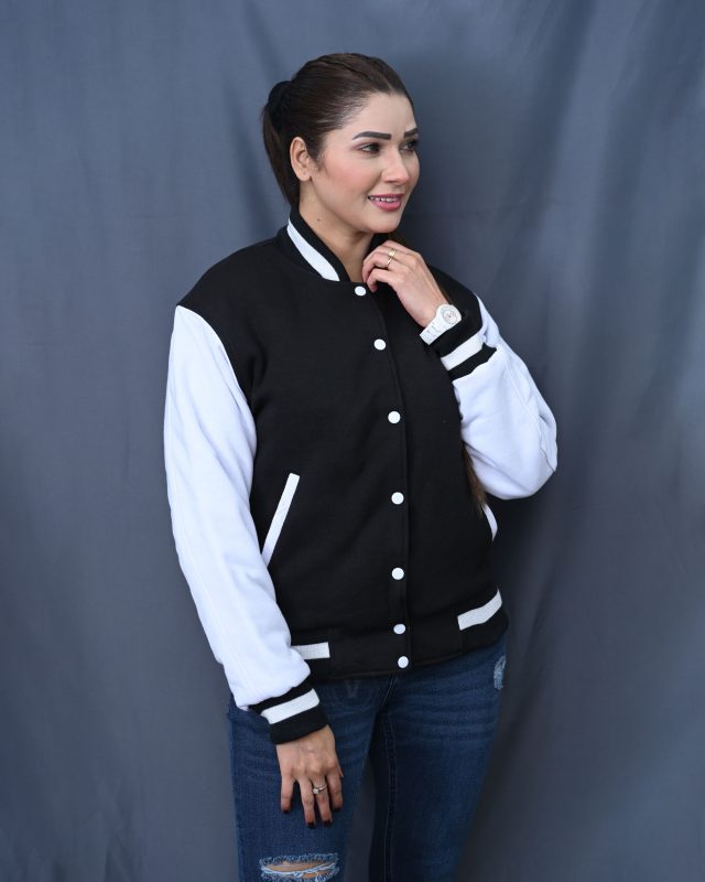 Black And White Varsity Jacket