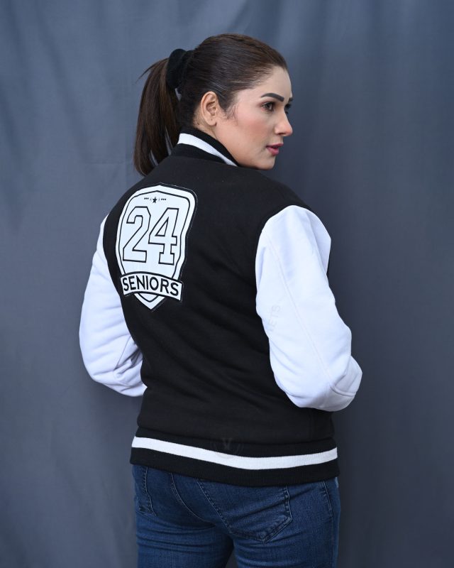 Varsity Jacket Mens Black