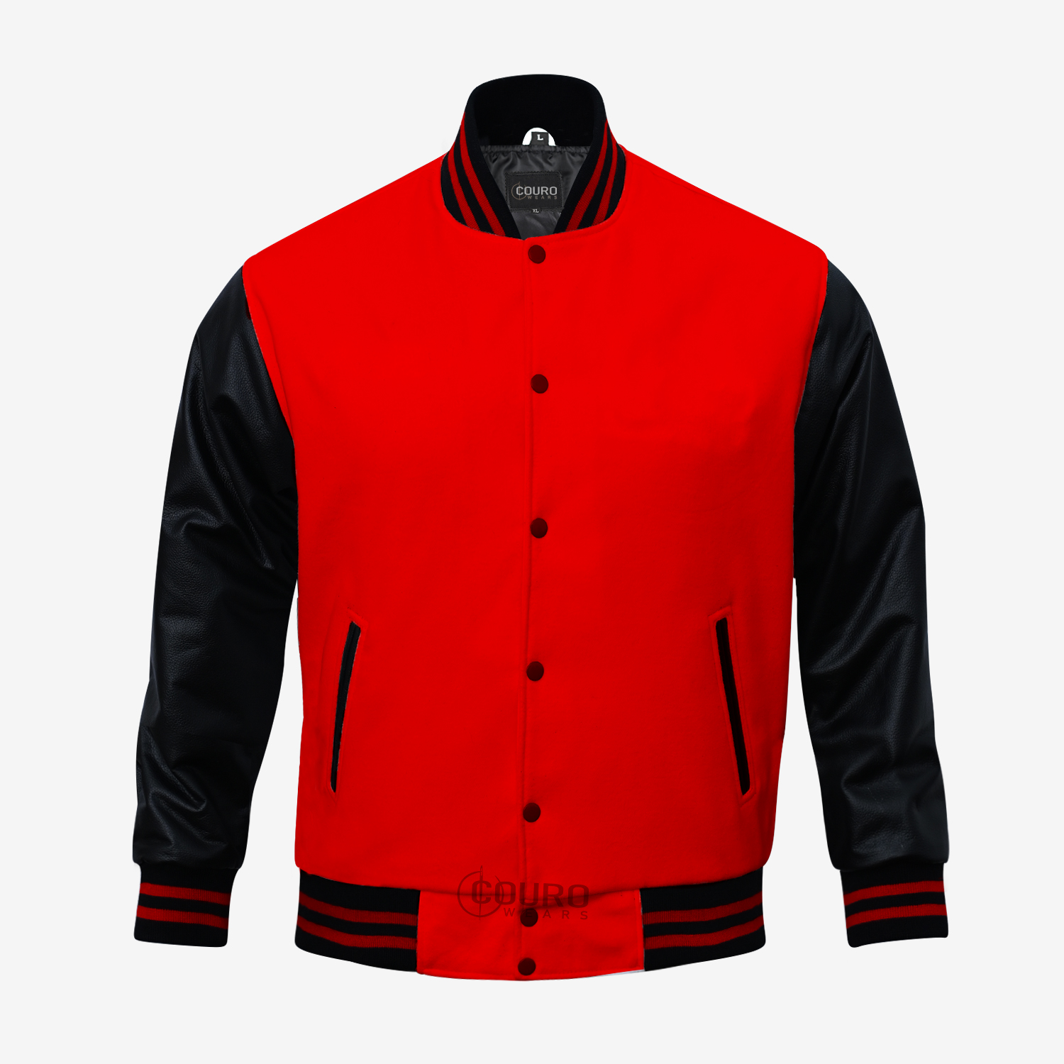 Varsity Jacket Red And Black