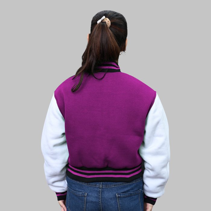 Plain Varsity Jackets back