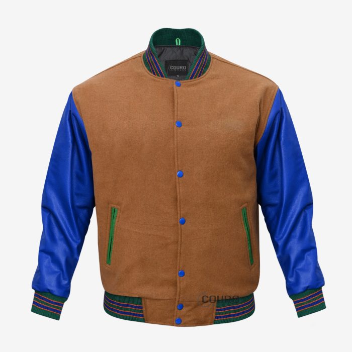 Brown Letterman Jacket