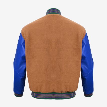 Brown Letterman Jacket