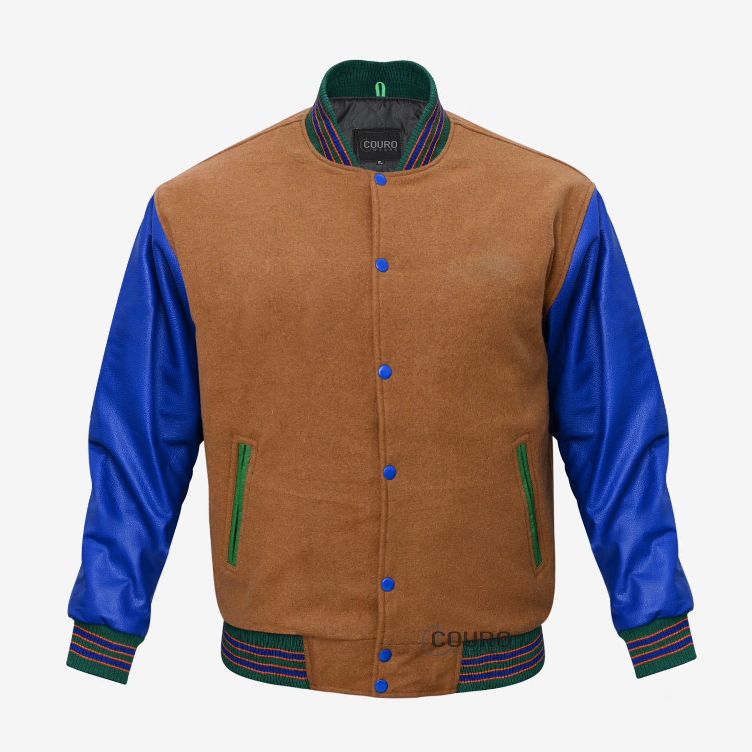 Brown Letterman Jacket