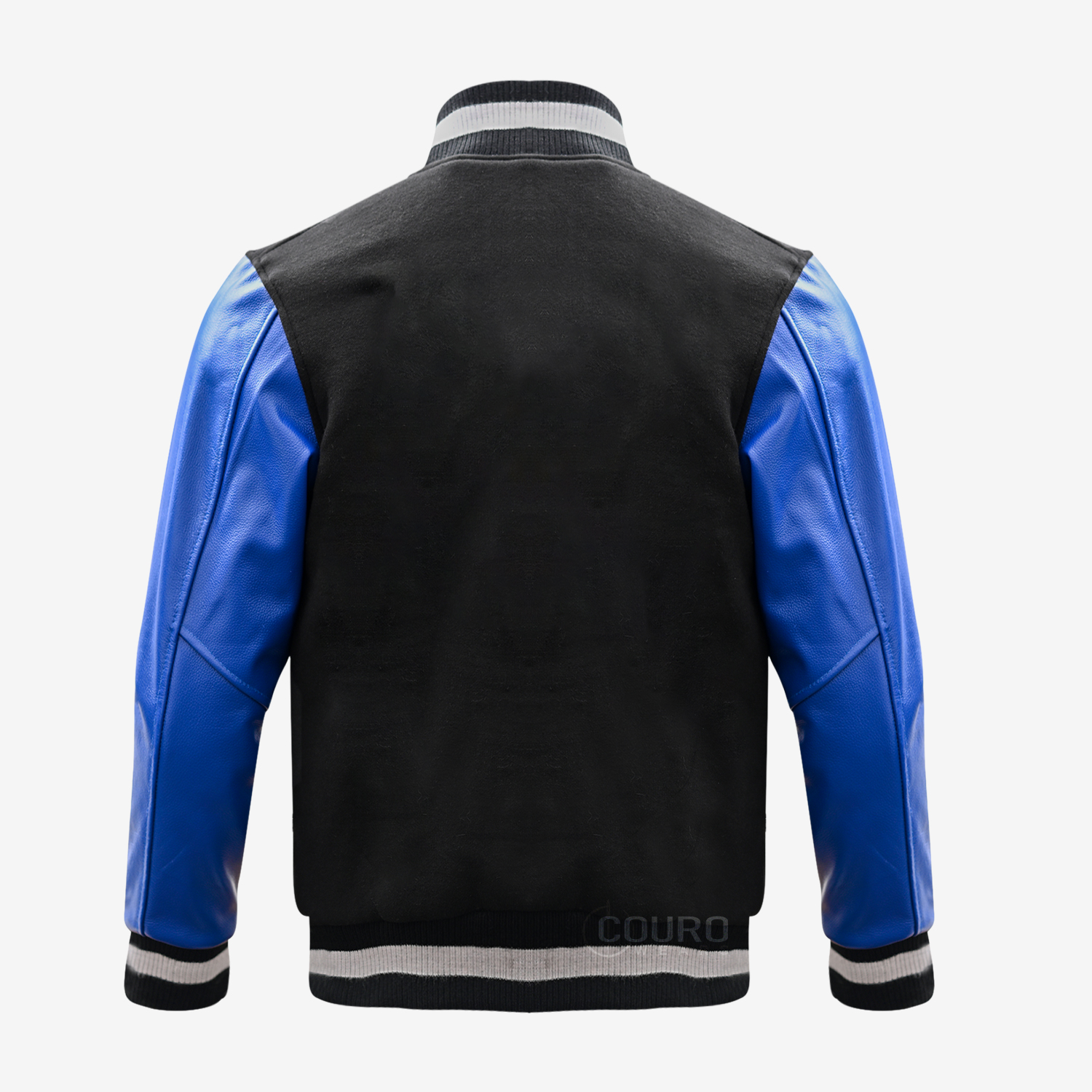 Black And Blue Varsity Jacket