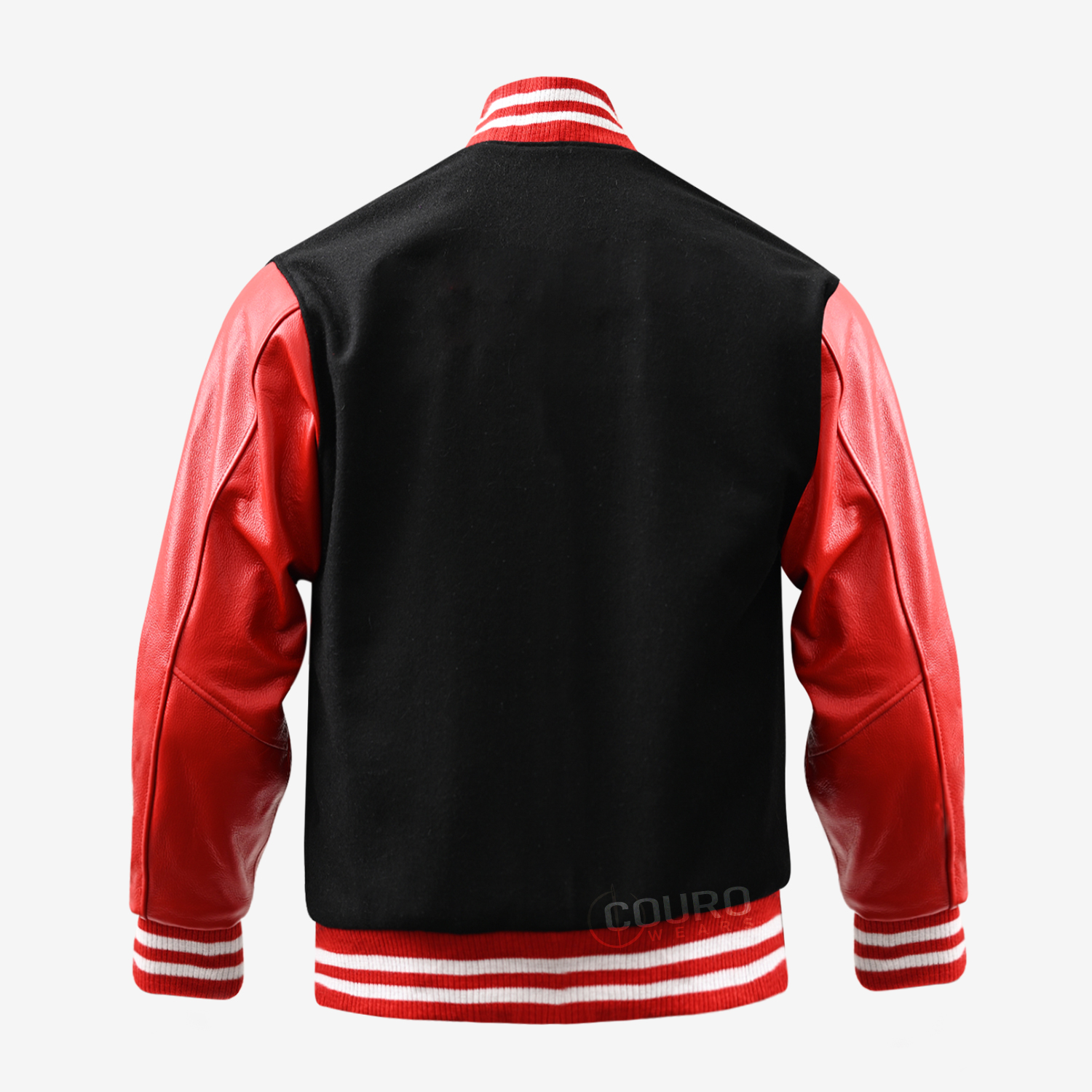 Black And Red Letterman Jacket