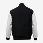 Black And White Letterman Jacket Men