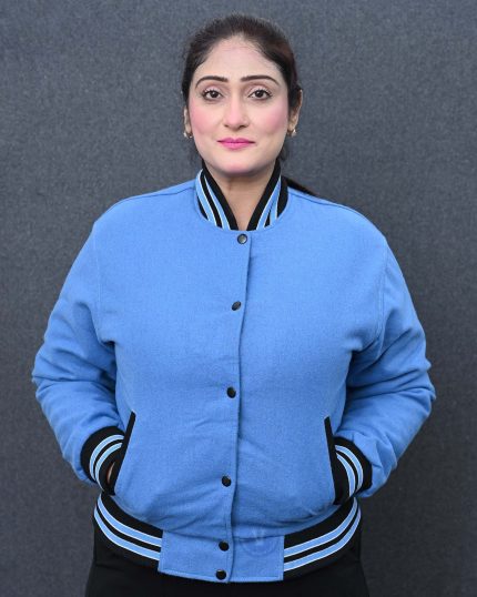 Wool Varsity Jacket Womens