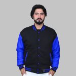 Mens Designer Varsity Jacket front