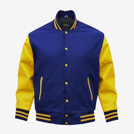 Royal Blue and Yellow Varsity Jackets
