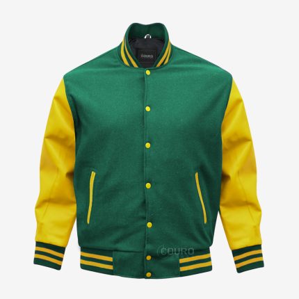 Varsity Jacket Green And Yellow