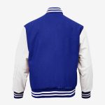 Royal Blue And White Varsity Jacket