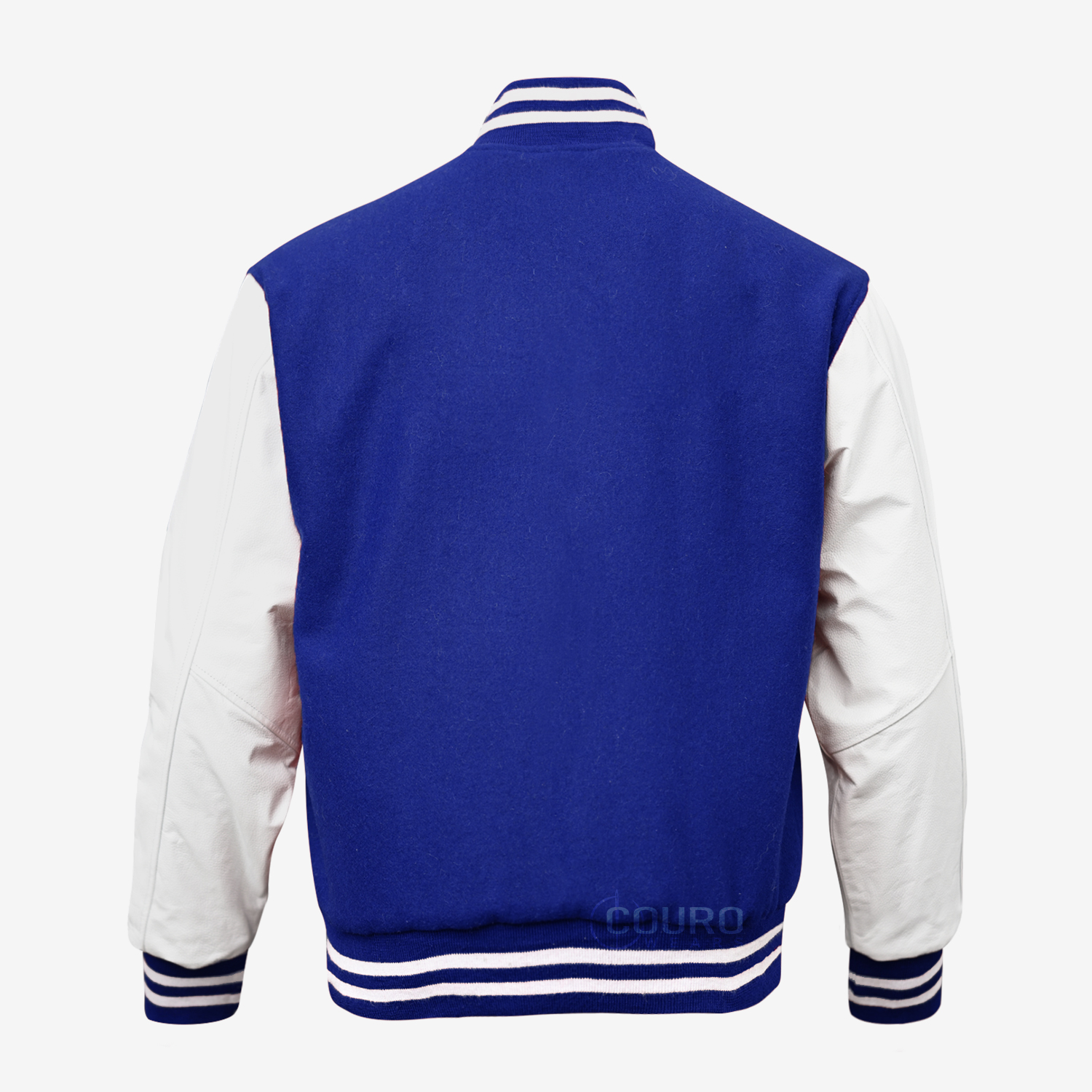 Royal Blue And White Varsity Jacket
