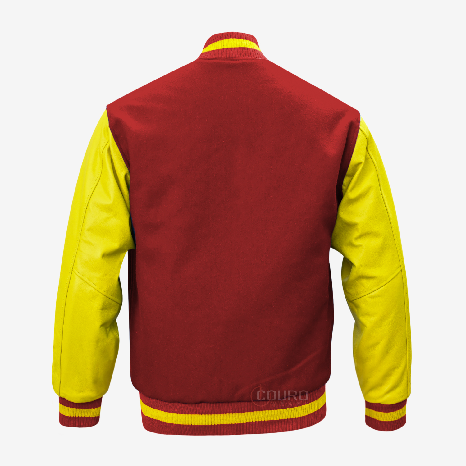 Maroon And Gold Varsity Jacket