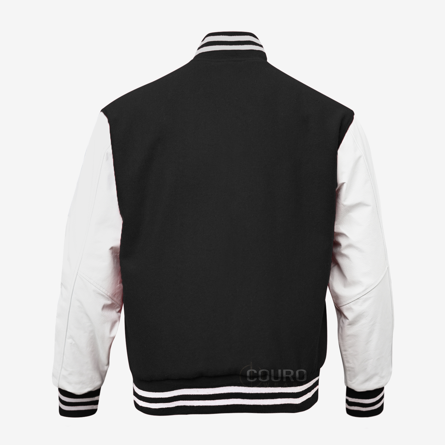 Black and White Letterman Jacket