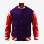Purple And Red Varsity Jackets