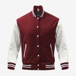 Burgundy Varsity Jacket
