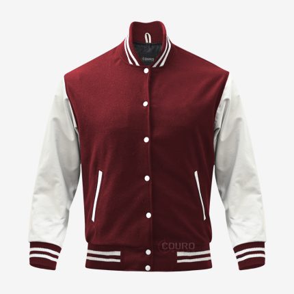 Burgundy Varsity Jacket