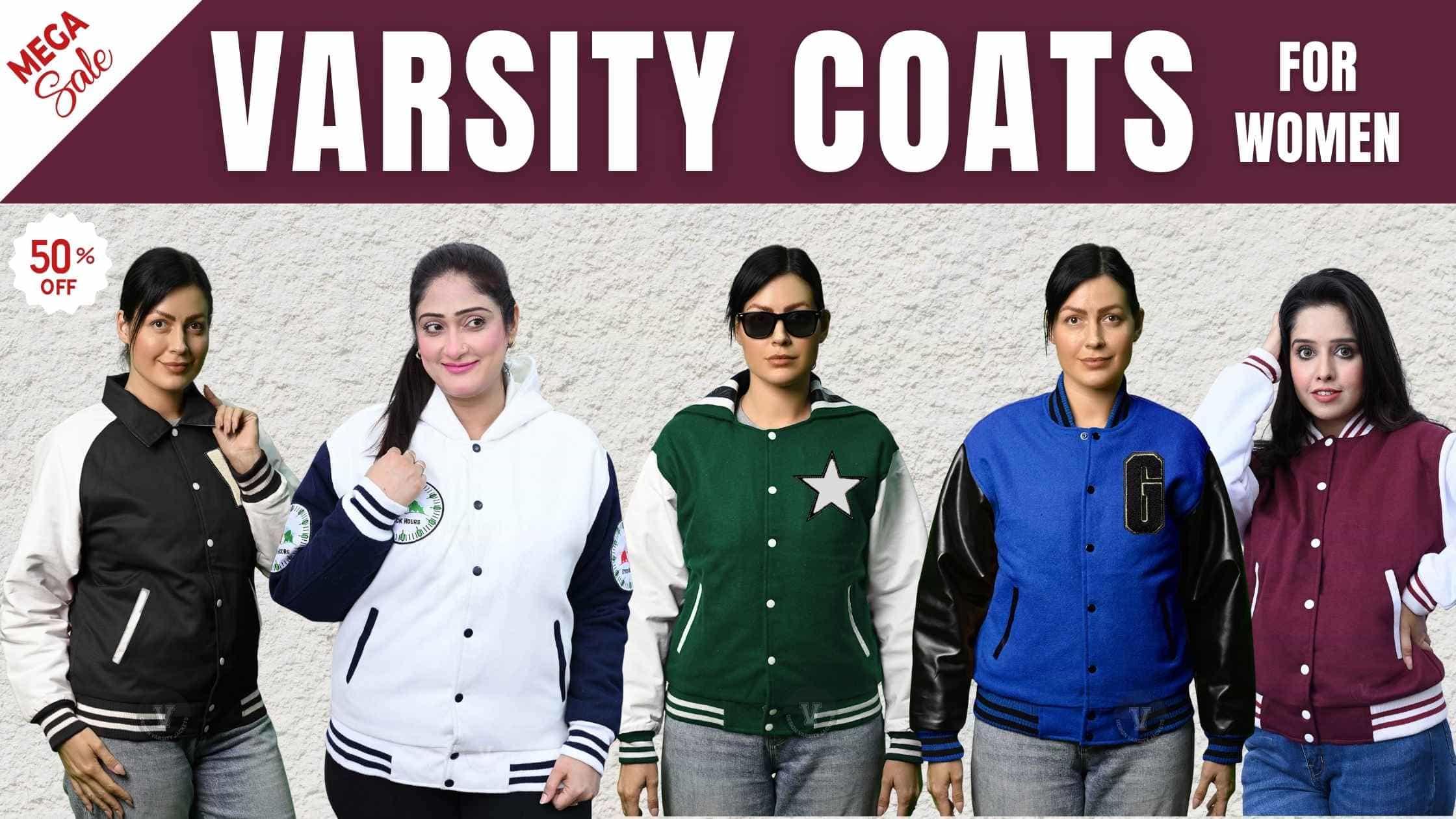 female letterman jacket for stylish girls
