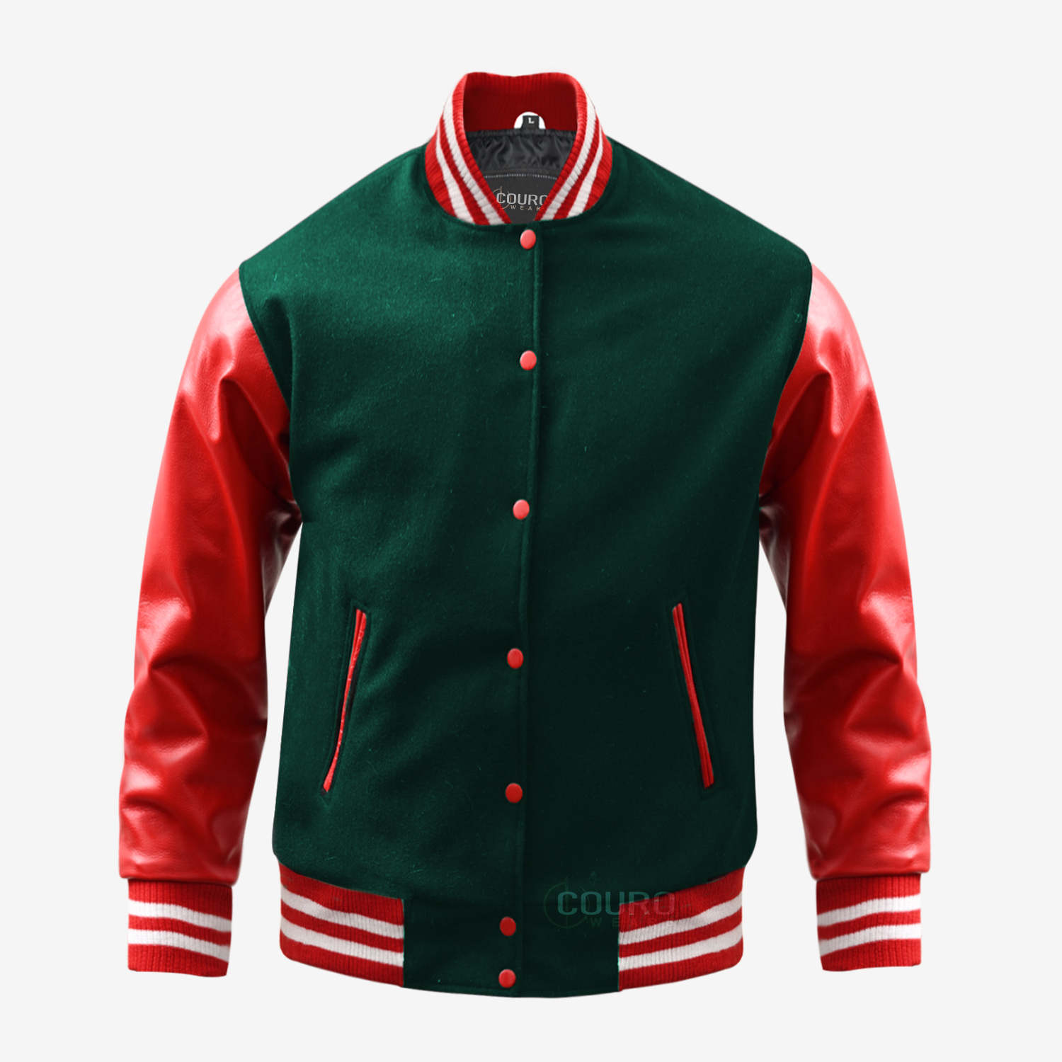Green And Red Varsity Jackets