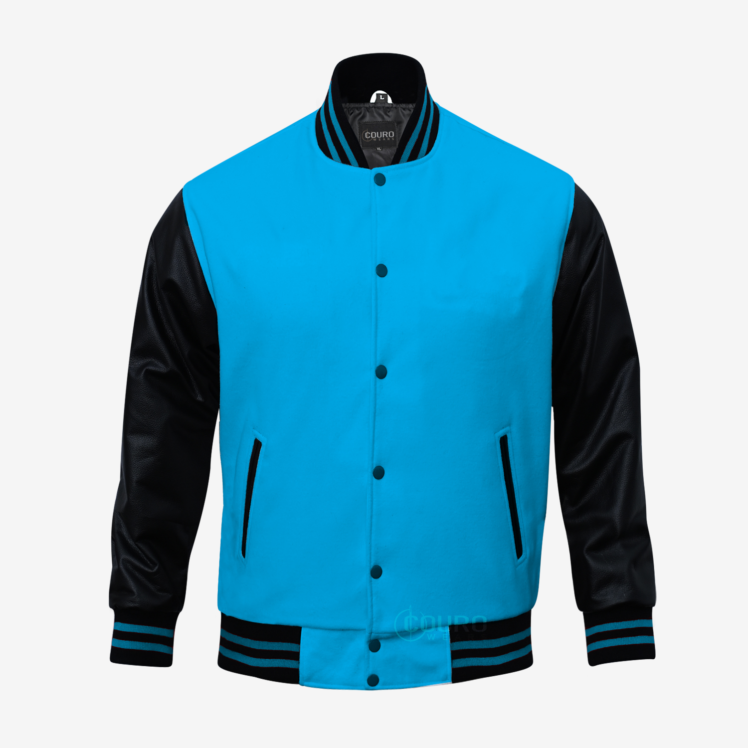 Varsity Jackets Columbia Blue And Black