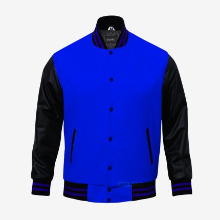 Varsity Jacket Blue And Black