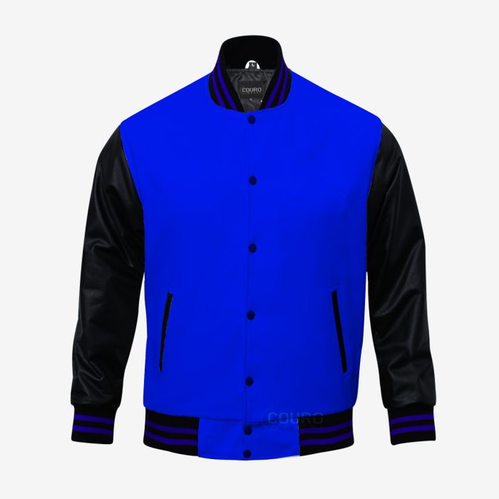 Varsity Jacket Blue And Black