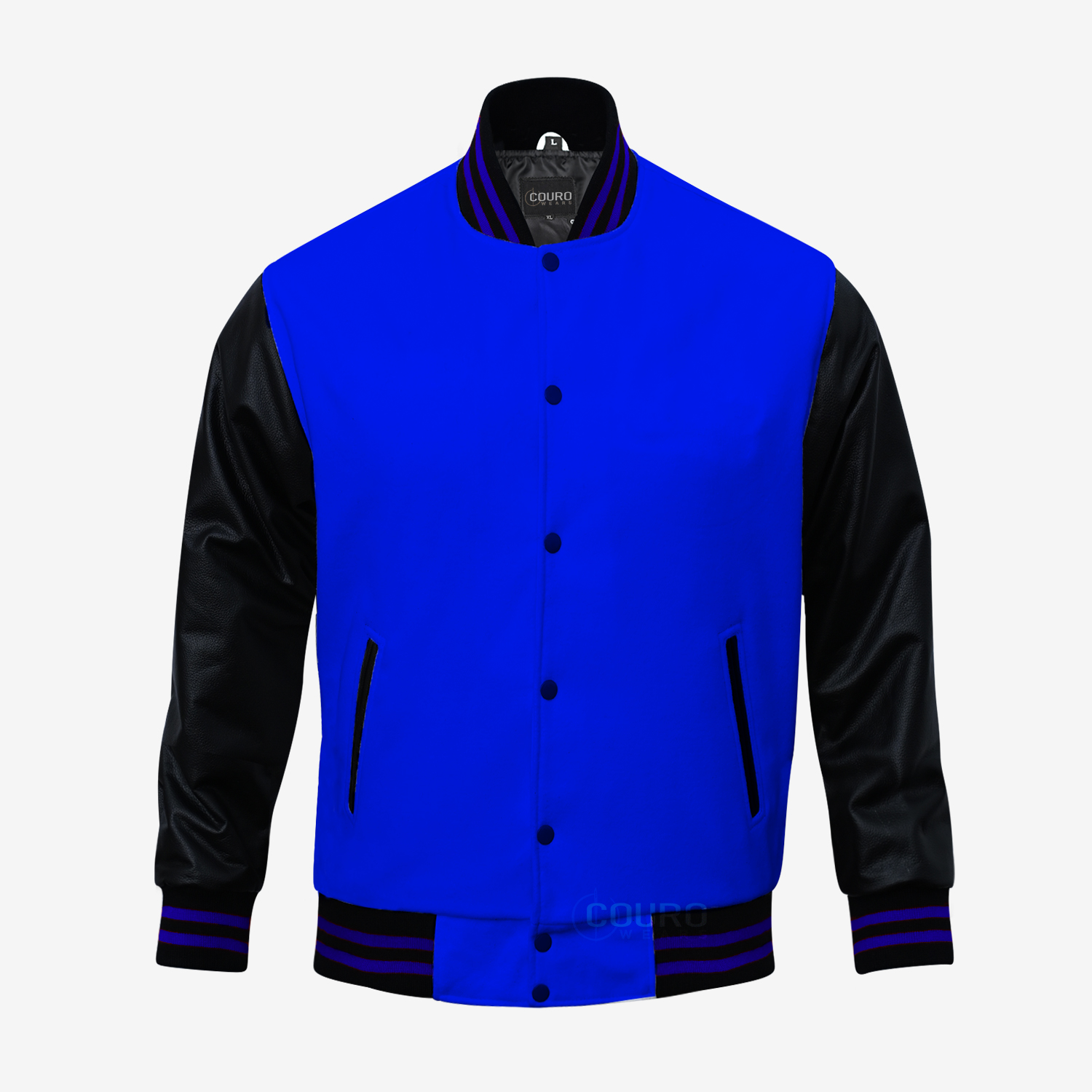 Varsity Jacket Blue And Black