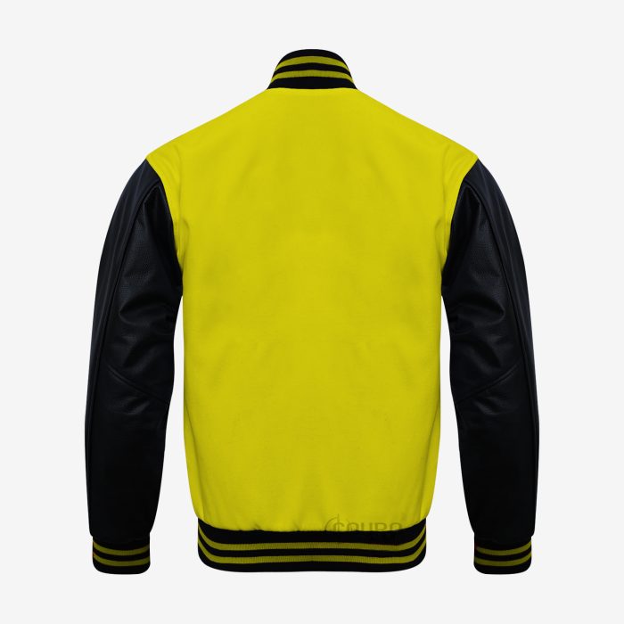 Yellow And Black Varsity Jacket