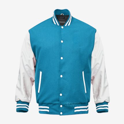 Varsity Jacket Columbia Blue