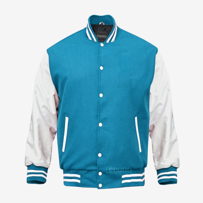 Varsity Jacket Columbia Blue