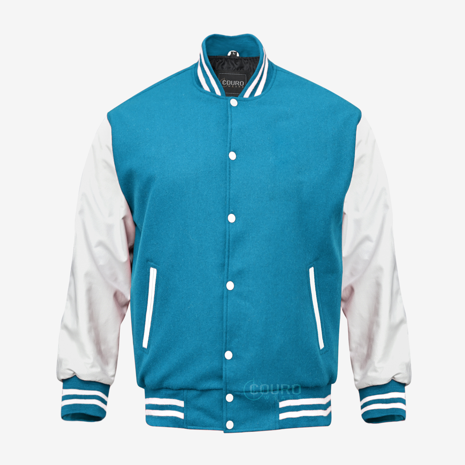 Varsity Jacket Columbia Blue