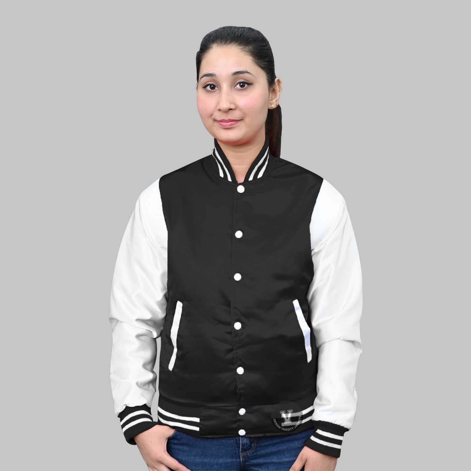 Satin Letterman Jacket Vintage