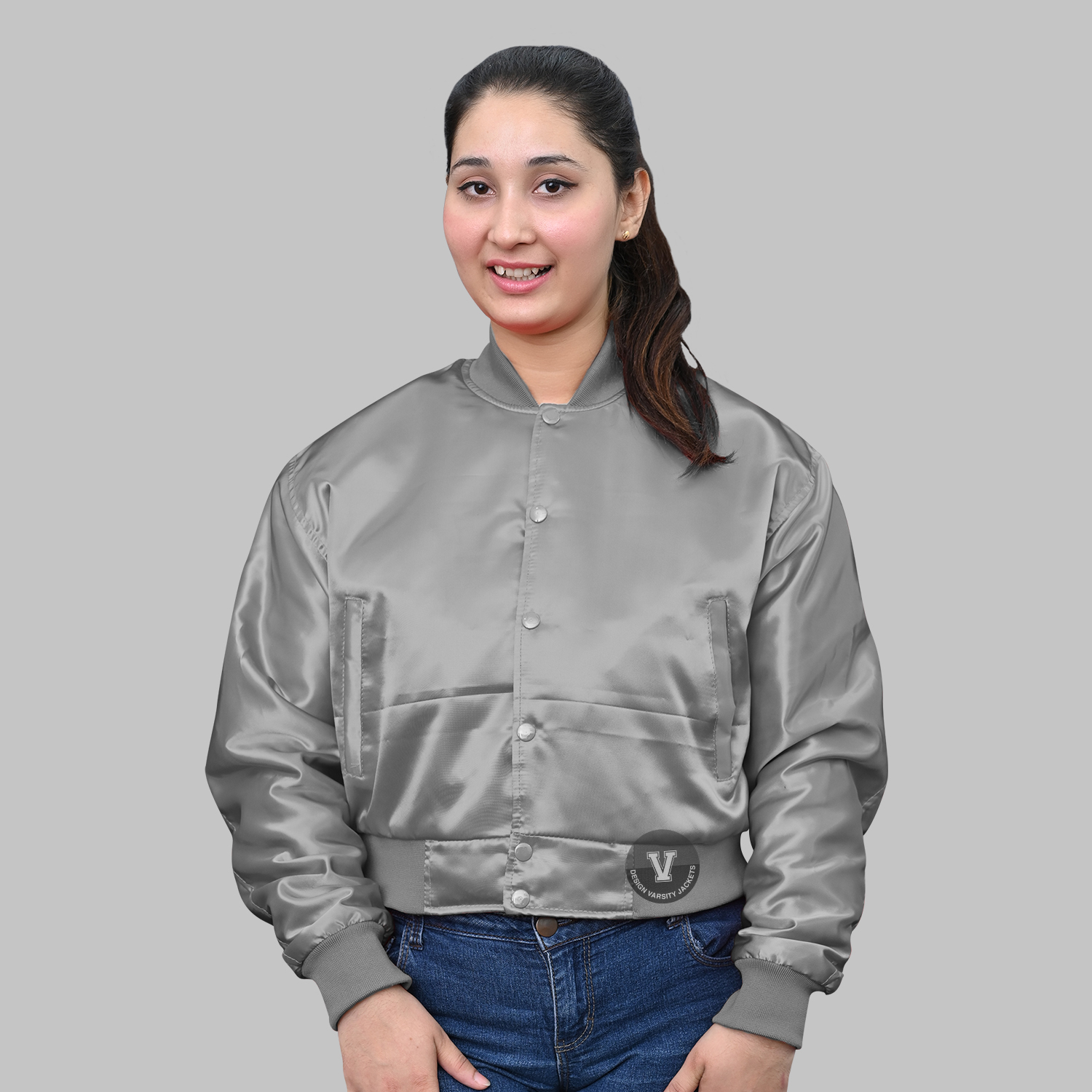 Custom Satin Varsity Jacket