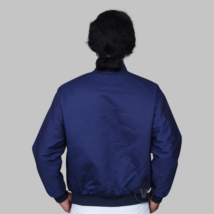 Custom Navy Blue Varsity Jacket