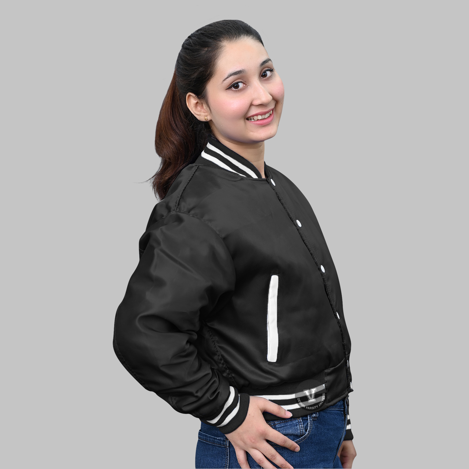 Retro Satin Baseball Jackets for Teams & Brands