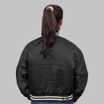 Vintage Satin Varsity Jacket