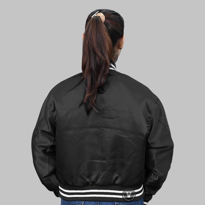 Vintage Satin Varsity Jacket