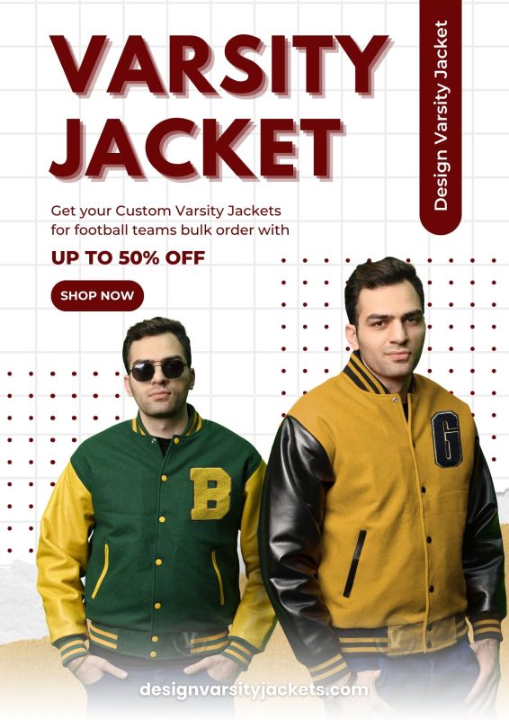 Varsity Jackets for Football Teams Bulk Order