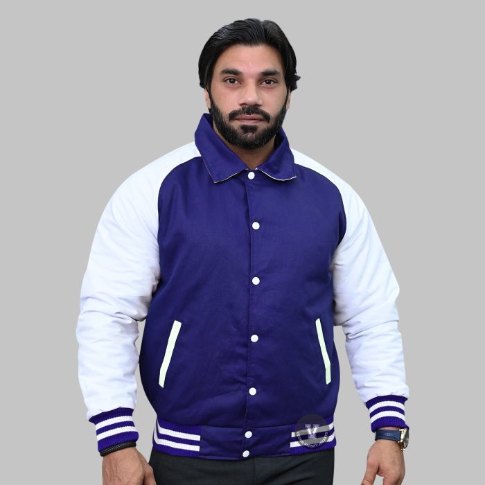 Raglan Varsity Jacket front