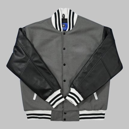 Gray And Black Jacket